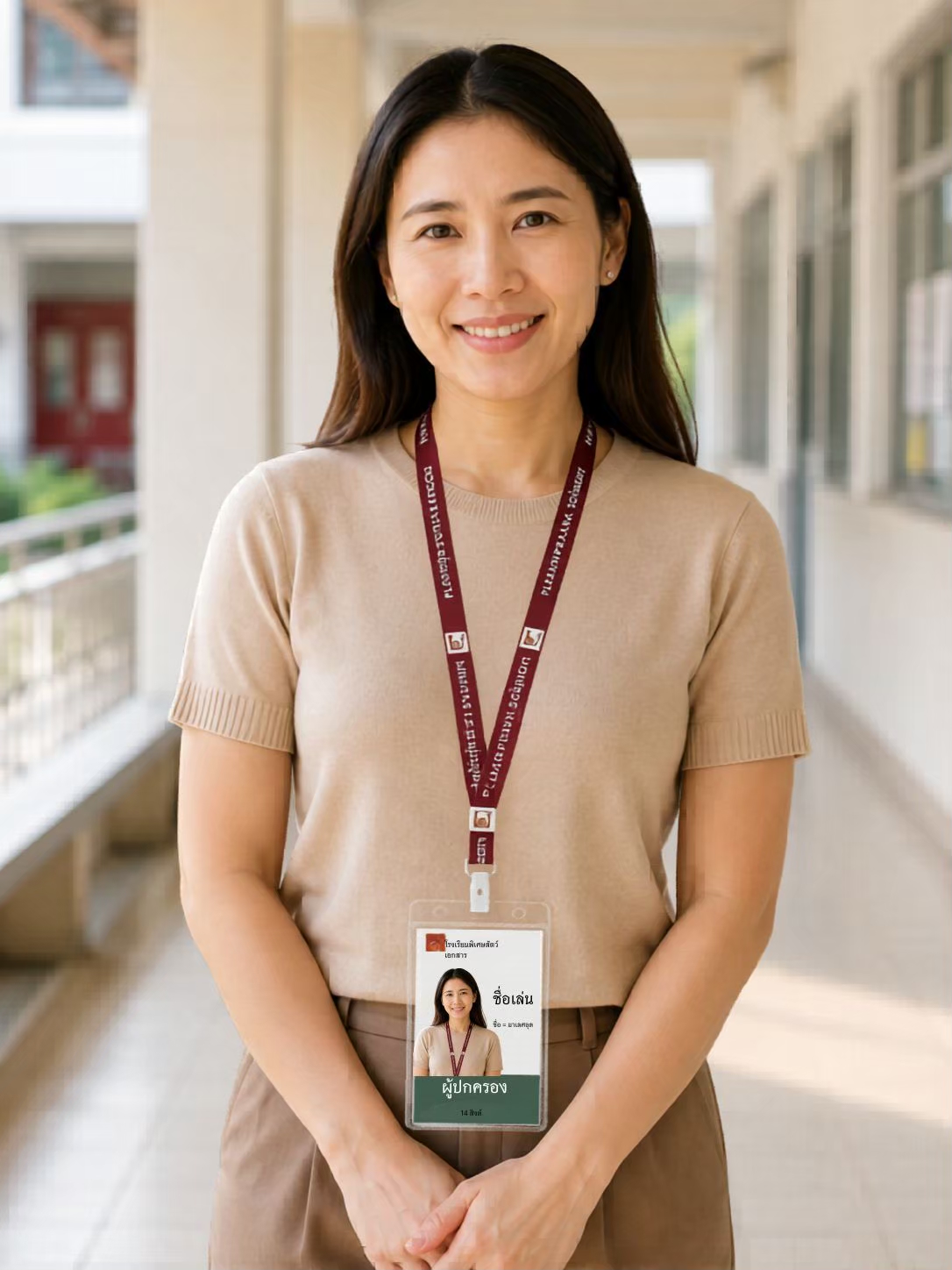 กรอบพลาสติกใส่บัตร